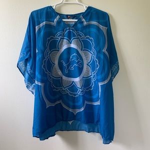 Detroit Lions poncho